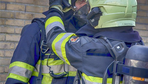 Eksplozja w domu w Kostrzynie nad Odrą. Budynek stanął w płomieniach