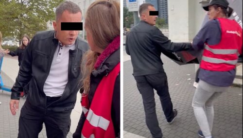 Mężczyzna zaatakował wolontariuszy fundacji