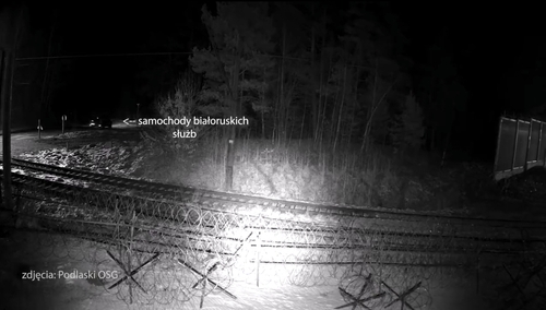 Niepokojące nagranie z granicy. Straż Graniczna: „Miejsce wybrano z premedytacją”