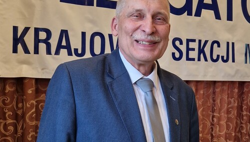 Przewodniczący Sekcji Morskiej Marynarzy i Rybaków NSZZ „Solidarność” Andrzej Kościk