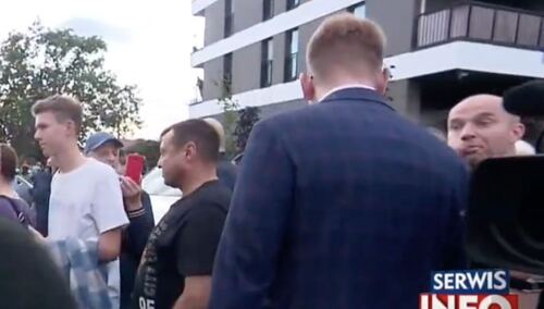 Nagranie opublikowane przez TVP Info