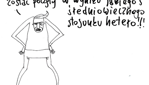 [Nowy rysunek Krysztopy] "Średniowieczny stosunek hetero"