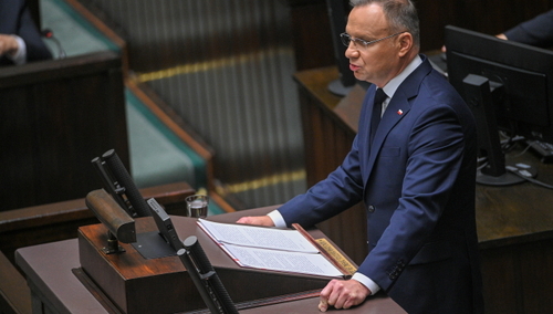 Prezydent Andrzej Duda w Sejmie