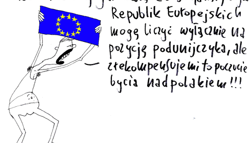 [Nowy rysunek Krysztopy] "Poczucie bycia nad-Polakiem"