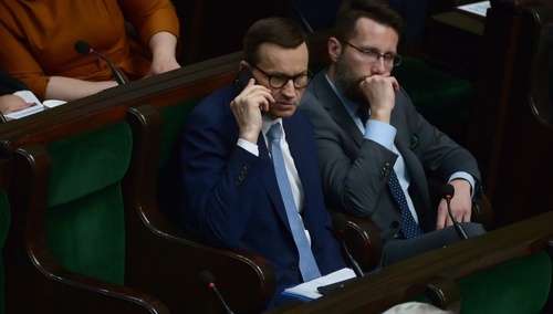 Rzecznik Kremla uderzył w Morawieckiego. Polski premier nie pozostał dłużny