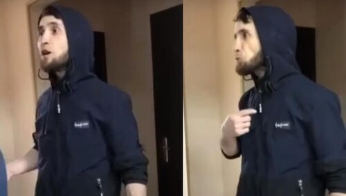 Czeczen zrobił awanturę w sklepie 