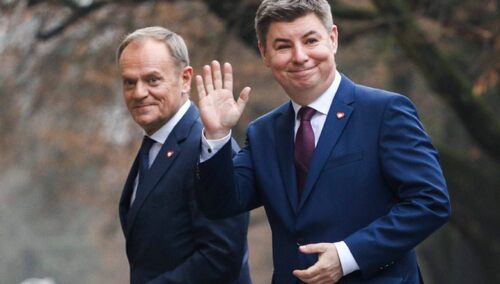 Donald Tusk i Jan Grabiec