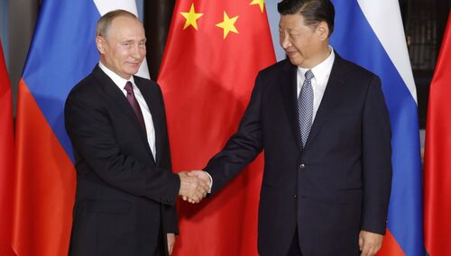 Władimir Putin i  Xi Jinping 