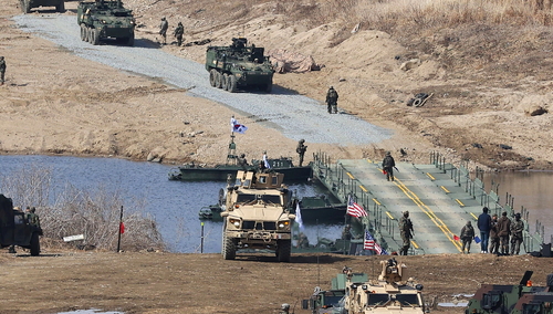 wspólne manewry Korei Płd. i USA