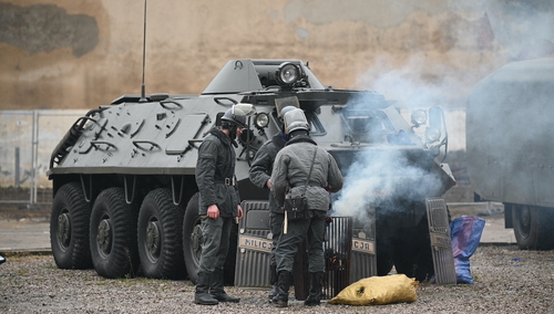 Wóz opancerzony w Muzeum na ul. Rakowieckiej