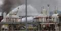 Pożar rafinerii we Włoszech