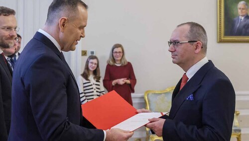 Karol Nawrocki i Marcin Zarzecki