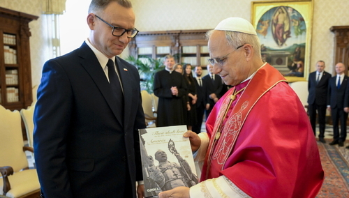 Andrzej Duda i Leon XIV