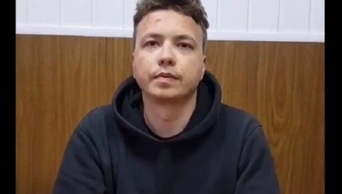 Działacz białoruskiej opozycji Raman Pratasiewicz 