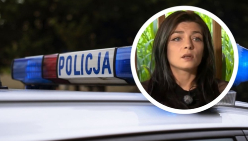 Policja. Pani Joanna. Grafika ilustracyjna