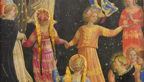 Fragment fresku "Sąd Ostateczny", Fra Angelico (bł. Jan z Fiesole)