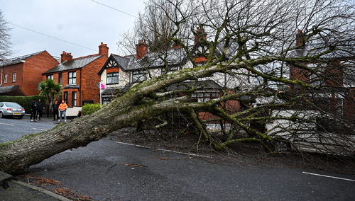 Cyklon uderzył w Wyspy Brytyjskie