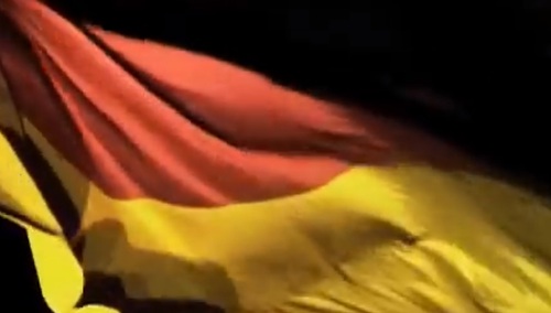 Flaga Niemiec. Ilustracja poglądowa