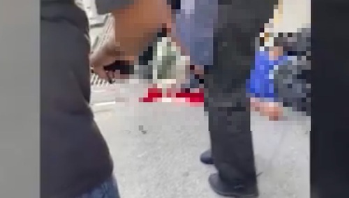 Strzały przed McDonald's. "Poszło o frytki" [Drastyczne nagranie]