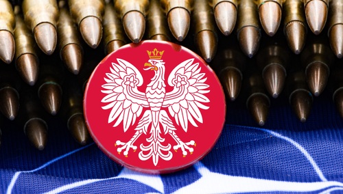 Amunicja oraz symbole Polski i NATO