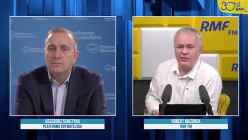 Grzegorz Schetyna i Robert Mazurek