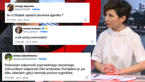 "Ile ci Obajtek zapłacił pisowska agentko?" Odrażający hejt po wyznaniu Renaty Kim
