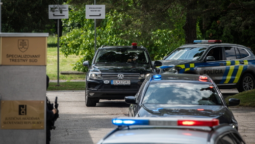 Konwój policji / postrzelenie premiera Słowacji 
