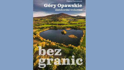 Okładka przewodnika pt. „Góry Opawskie bez granic”