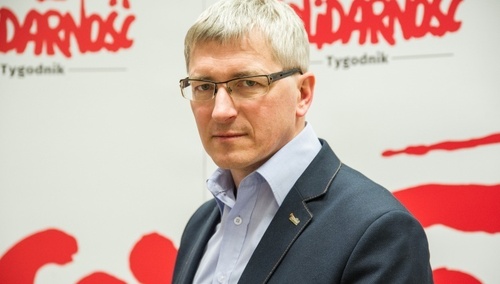 Marek Lewandowski, rzecznik Komisji Krajowej NSZZ "Solidarność"