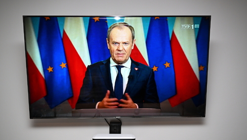 Transmitowane w telewizji orędzie premiera Donalda Tuska