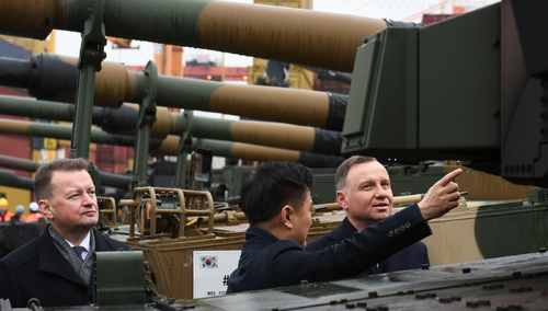 odbiór koreańskich czołgów i armatohaubic