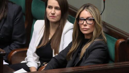 Małgorzata Rozenek-Majdan podczas wtorkowego posiedzenia Sejmu