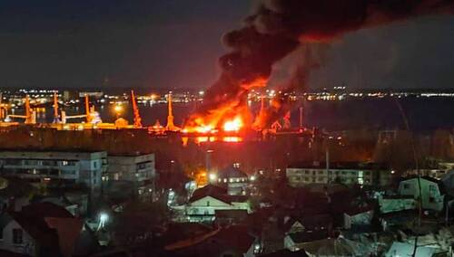 Wybuch w krymskim porcie Teodozja