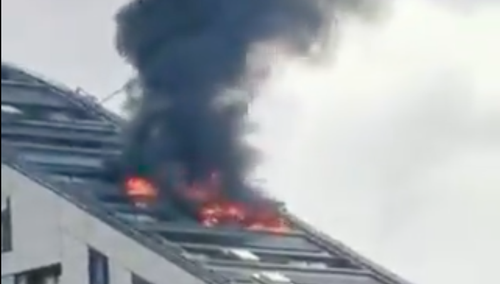 [WIDEO] Londyn: Potężny pożar wieżowca mieszkalnego. Są nagrania