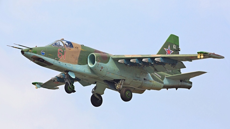 Rosyjski samolot Su-25
