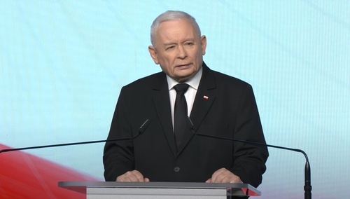 Prezes PiS Jarosław Kaczyński
