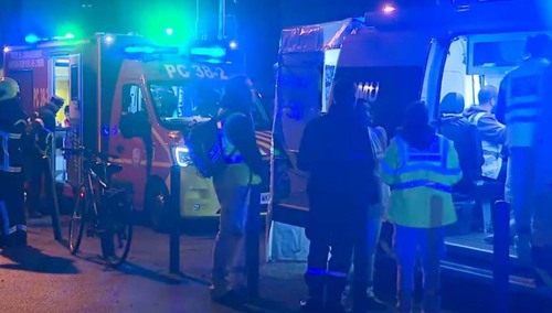 Miejsce ataku w Grenoble