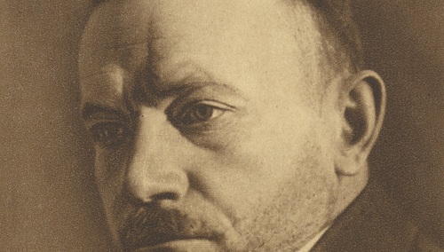 Leopold Staff na pocztówce wydanej w 1933 roku