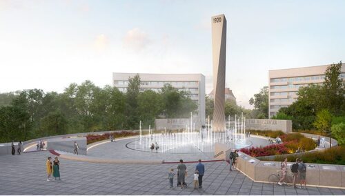 wizualizacja pomnika