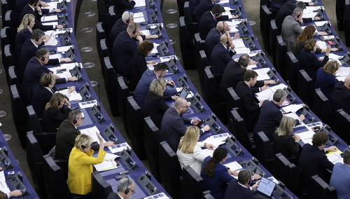 Sesja Parlamentu Europejskiego w Strasbourgu