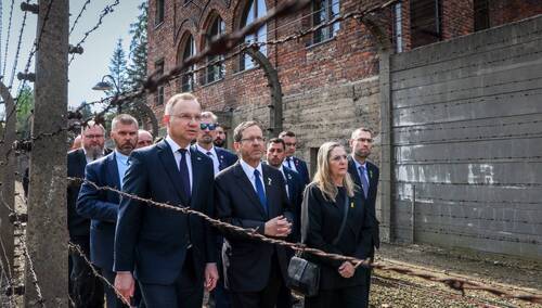 Andrzej Duda i Isaac Herzog, Oświęcim