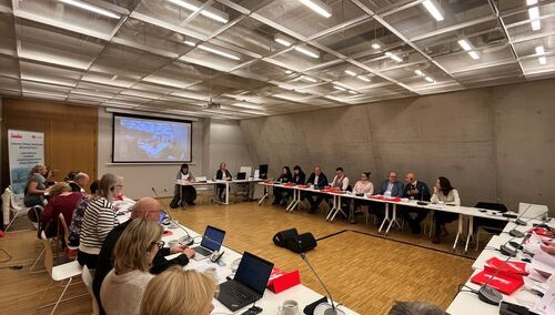 Uczestnicy seminarium dot. dialogu społecznego