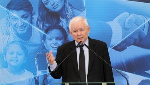 Prezes PiS Jarosław Kaczyński