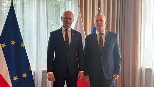 Spotkanie Bartłomieja Mickiewicza z ministerm Tomaszem Siemoniakiem