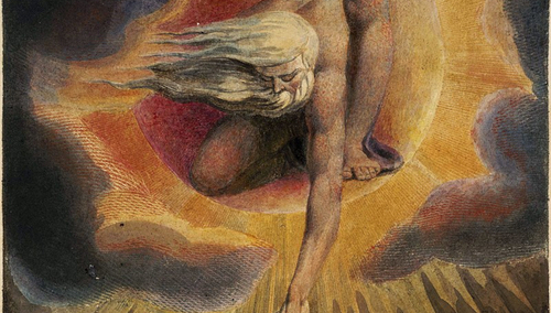 "Bóg stwarzający świat". William Blake