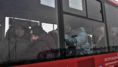 Uchodźcy z Mariupola