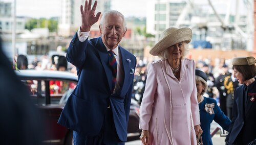 Król Karol III z Królową Kamilą