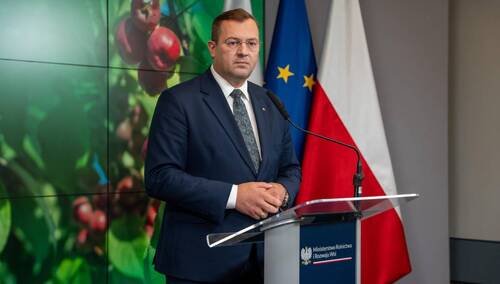 Minister rolnictwa i rozwoju wsi Stefan Krajewski
