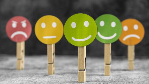 Emotikony. Ilustracja poglądowa