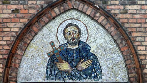 Mozaika z wizerunkiem św. Andrzeja Boboli, Sopot